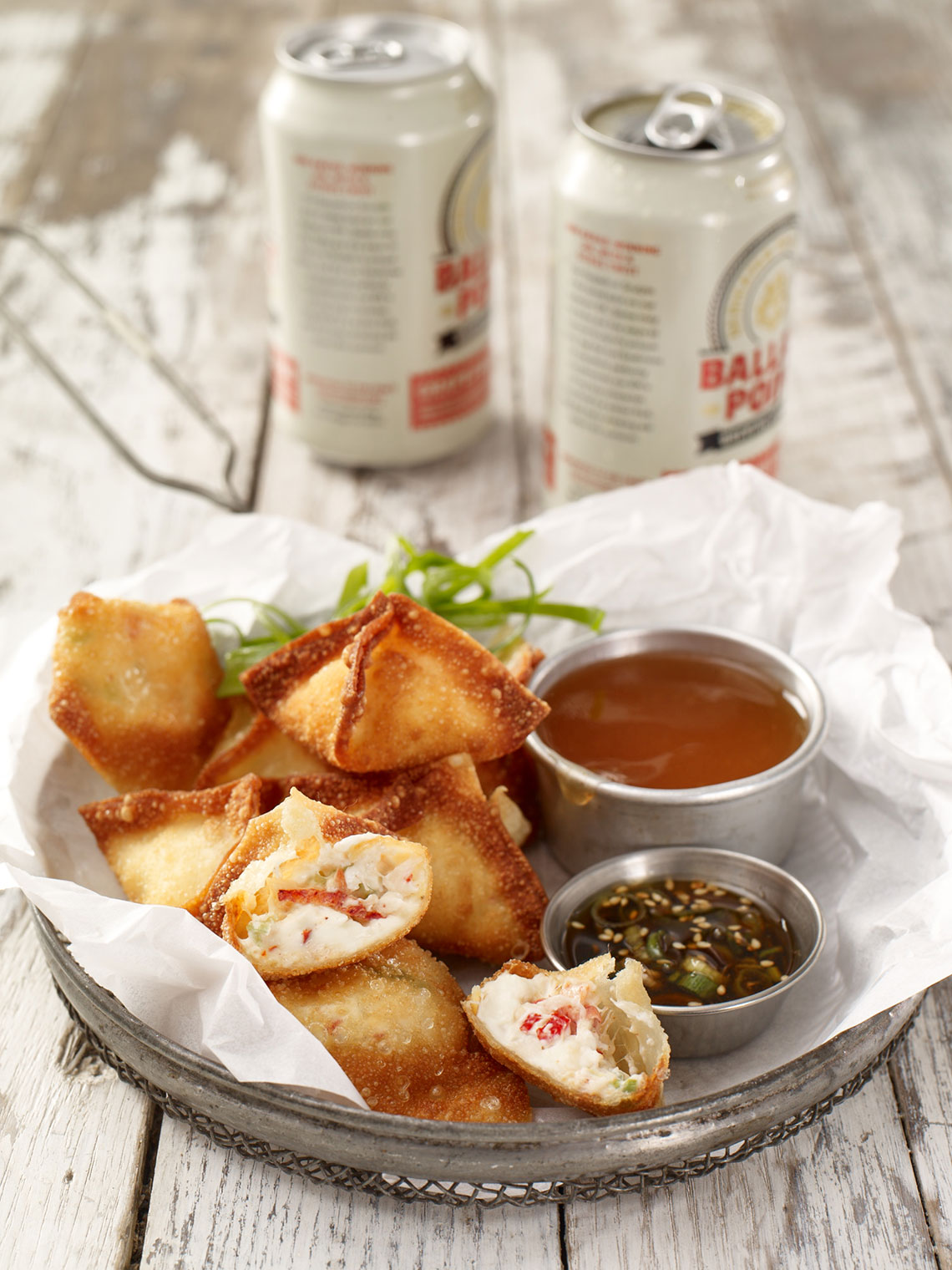 Maine Lobster Stuffed Rangoons - Maine Lobster Recipe