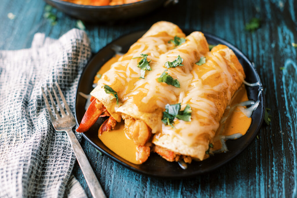 Chipotle Poblano Maine Lobster Enchiladas Maine Lobster Recipe