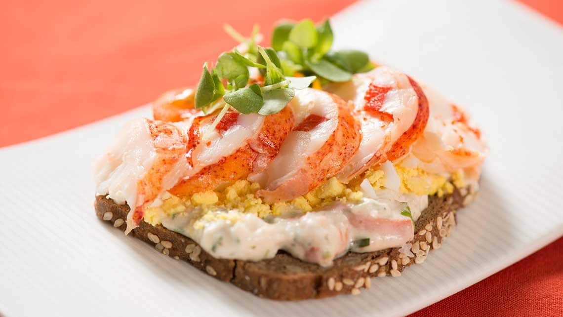 Maine Lobster Smørrebrød - Maine Lobster Recipe