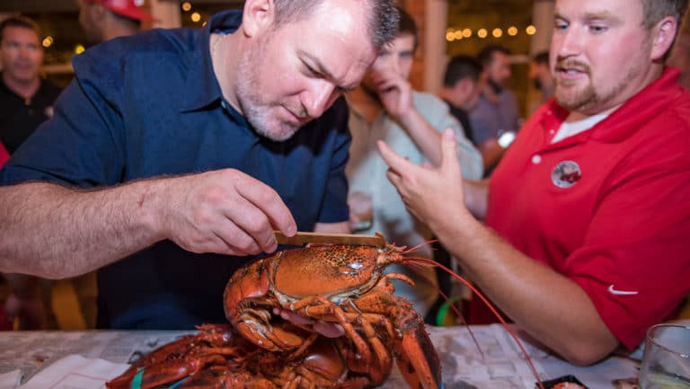 TBT  Chef learns lobstering from Maine Lobsterman