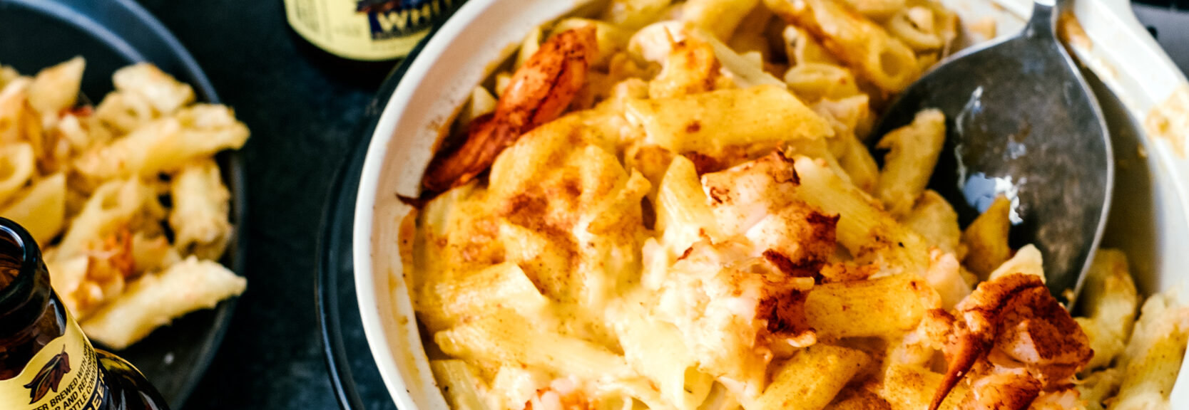 Maine Lobster Mac and Cheese with Allagash Pairing recipe image