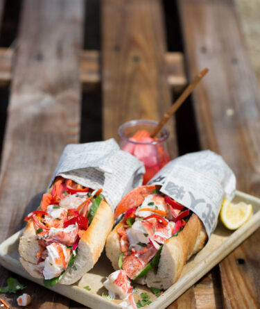 Bánh Mi Style Maine Lobster Roll recipe image