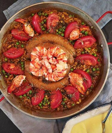 Maine Lobster Paella recipe image