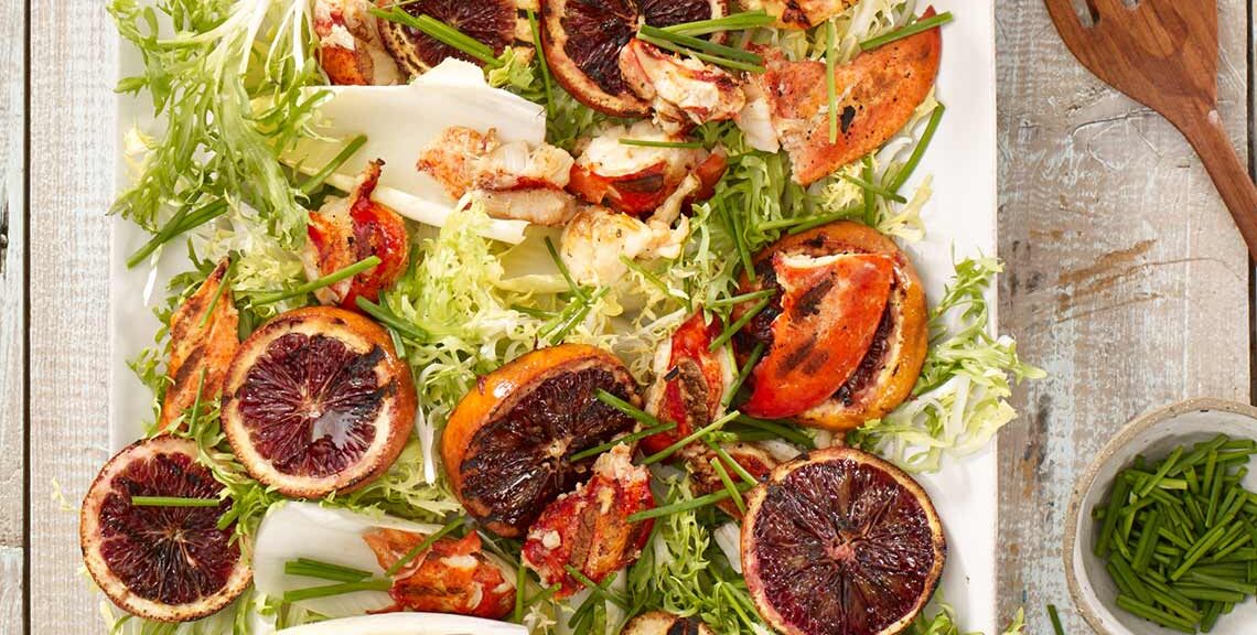 Grilled Maine Lobster Salad with Blood Orange recipe image