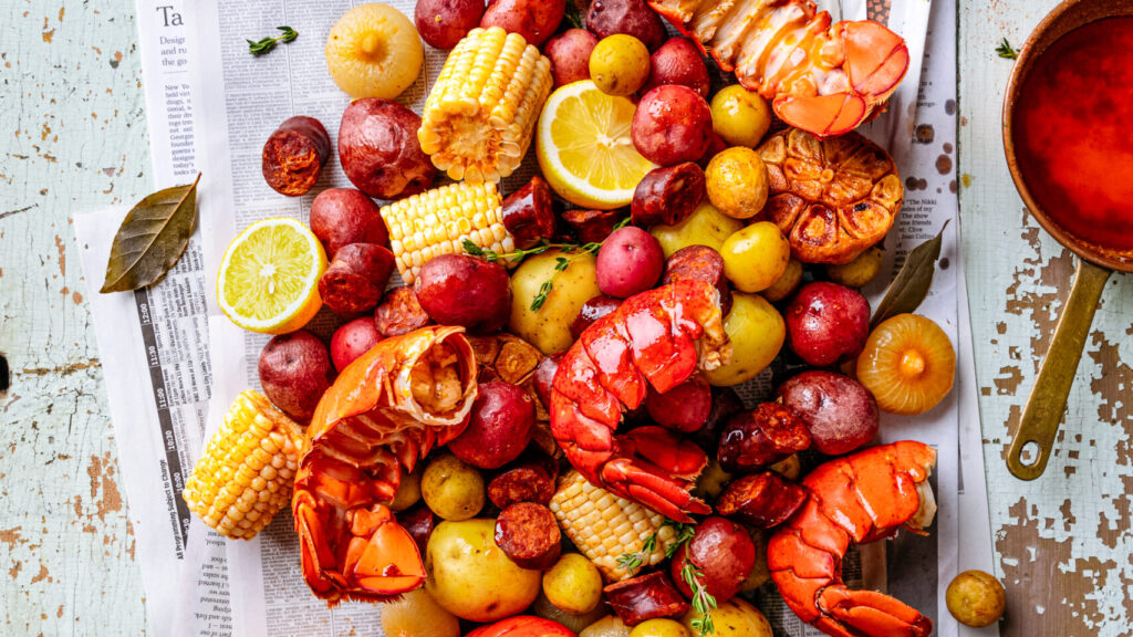 Cajun Maine Lobster Boil recipe image