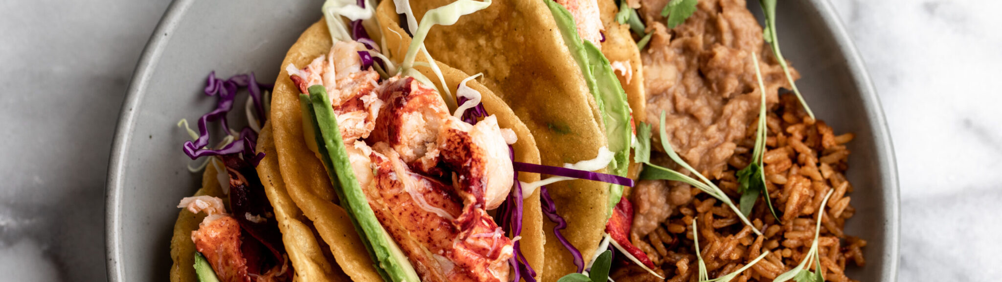 Maine Lobster Truffle Tacos recipe image