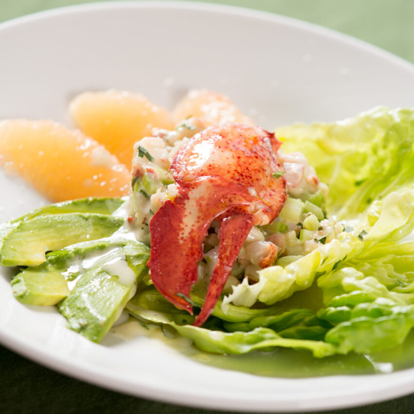 Maine Lobster Salad with Avocado, Grapefruit, and Tarragon Vinaigrette recipe image