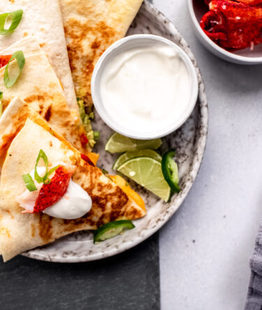 Maine Lobster Quesadilla recipe image