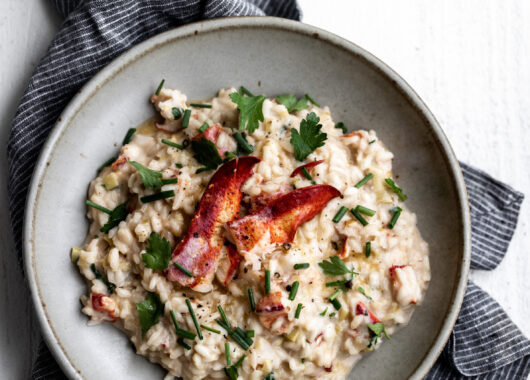 Clam Risotto with Bacon and Chives - Seafood Risotto Recipes - Rice Recipes