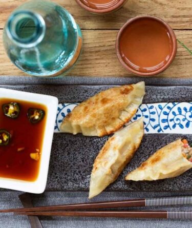 Maine Lobster and Shiitake Potstickers recipe image