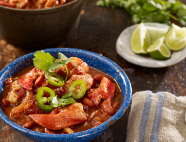 Southwestern Smoked Maine Lobster Chili