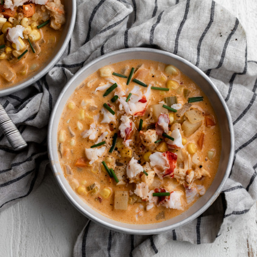 Maine Lobster and Corn Chowder recipe image