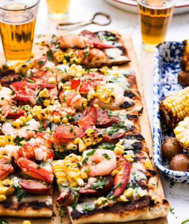 Grilled Maine Lobster Bake Pizza recipe image