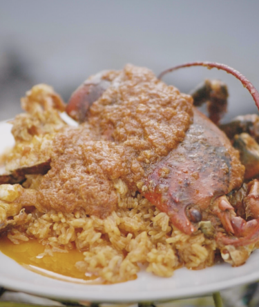 Nigerian Jollof Rice with Maine Lobster Red Stew recipe image