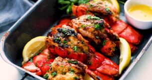 Recipe: Cajun Maine Lobster Tails with Garlic Butter