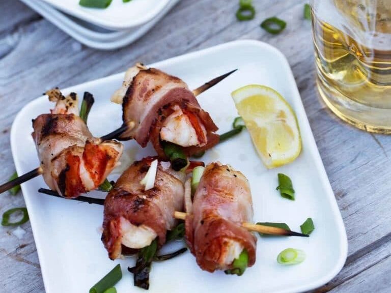 Bacon Wrapped Maine Lobster Bites recipe image