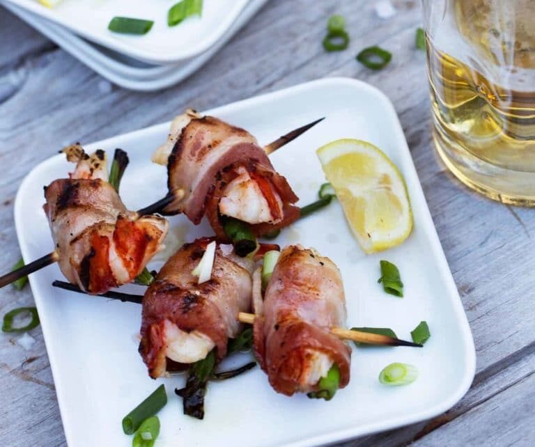 Bacon Wrapped Maine Lobster Bites recipe image