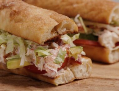 Bacon, Avocado, and Maine Lobster Sandwich