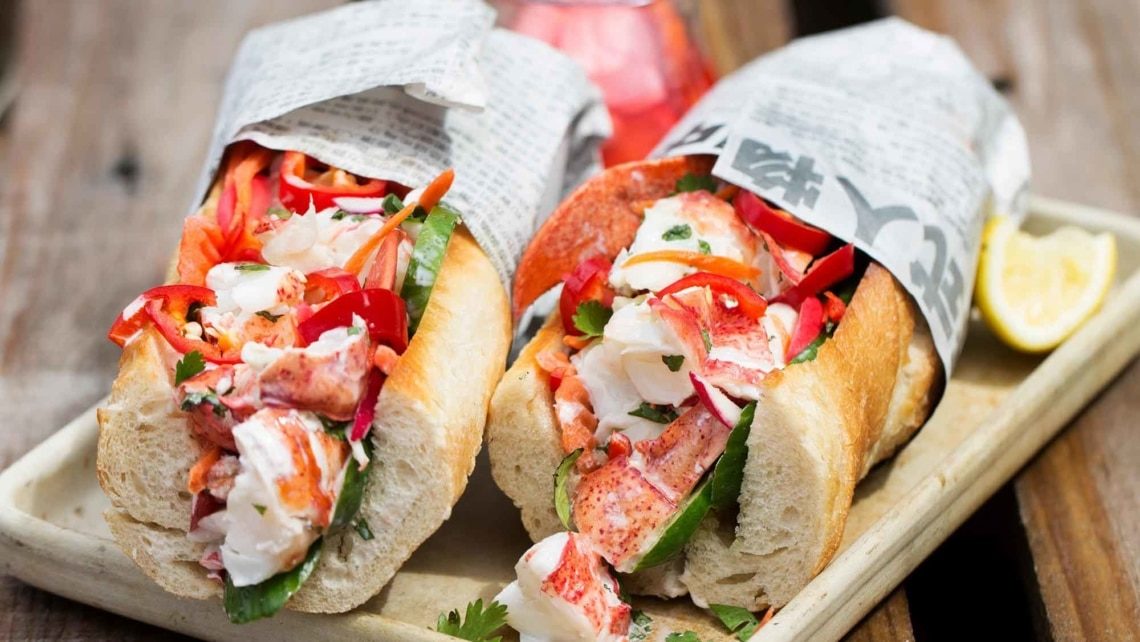 Recipe: Bánh Mi Style Maine Lobster Roll