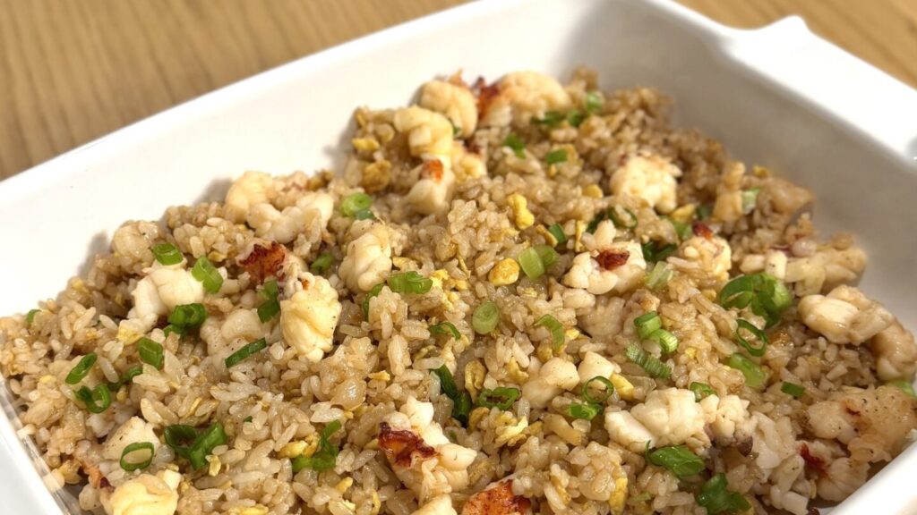 Maine Lobster Tail Fried Rice recipe image