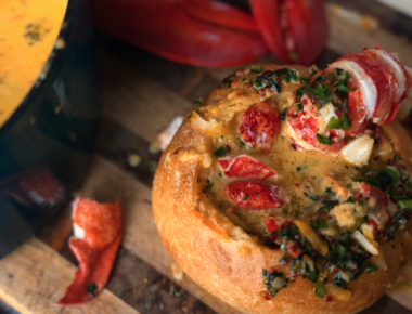 Broccoli Cheddar and Maine Lobster Soup