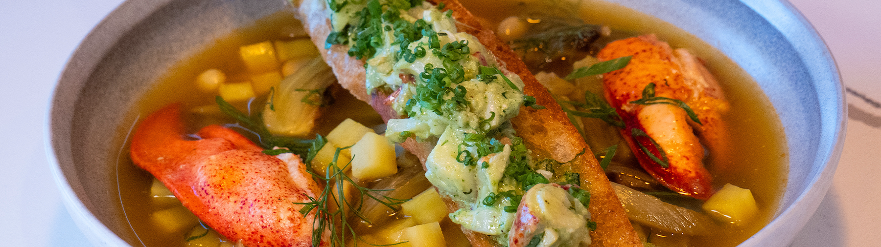 Celebrate Soup Season with Maine Lobster recipe image